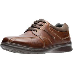Clarks Men’s Cotrell Walk Oxford(Tobacco Oily Leather)