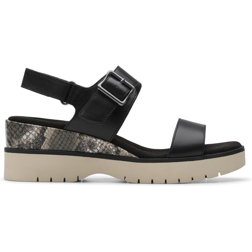 imageClarks Womens Diaz RoseBlack Combi Leather