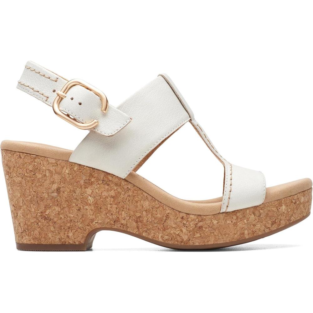 imageClarks Womens Giselle StyleOff White Leather