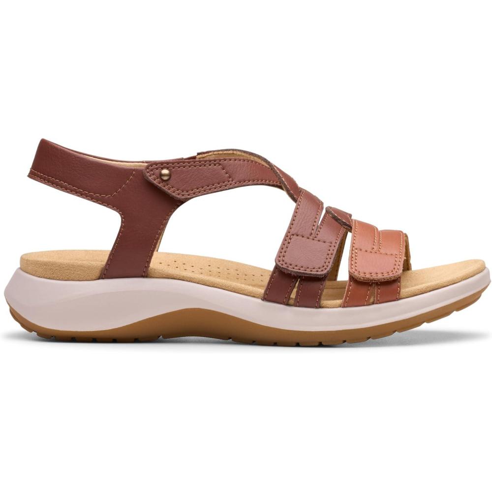 imageClarks Womens Maelynn PaigeTan Combi Leather