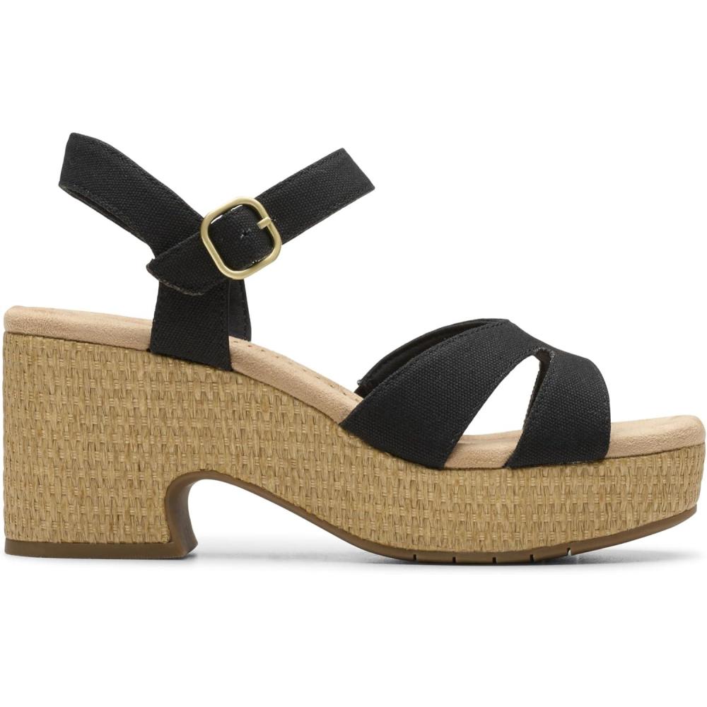 imageClarks Womens Nerisa TwistBlack Canvas