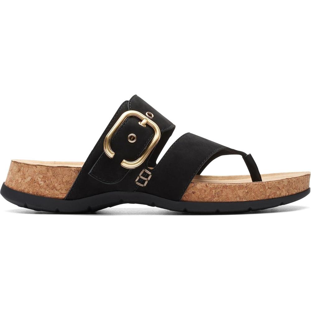 imageClarks Womens Reileigh ParkBlack Nubuck