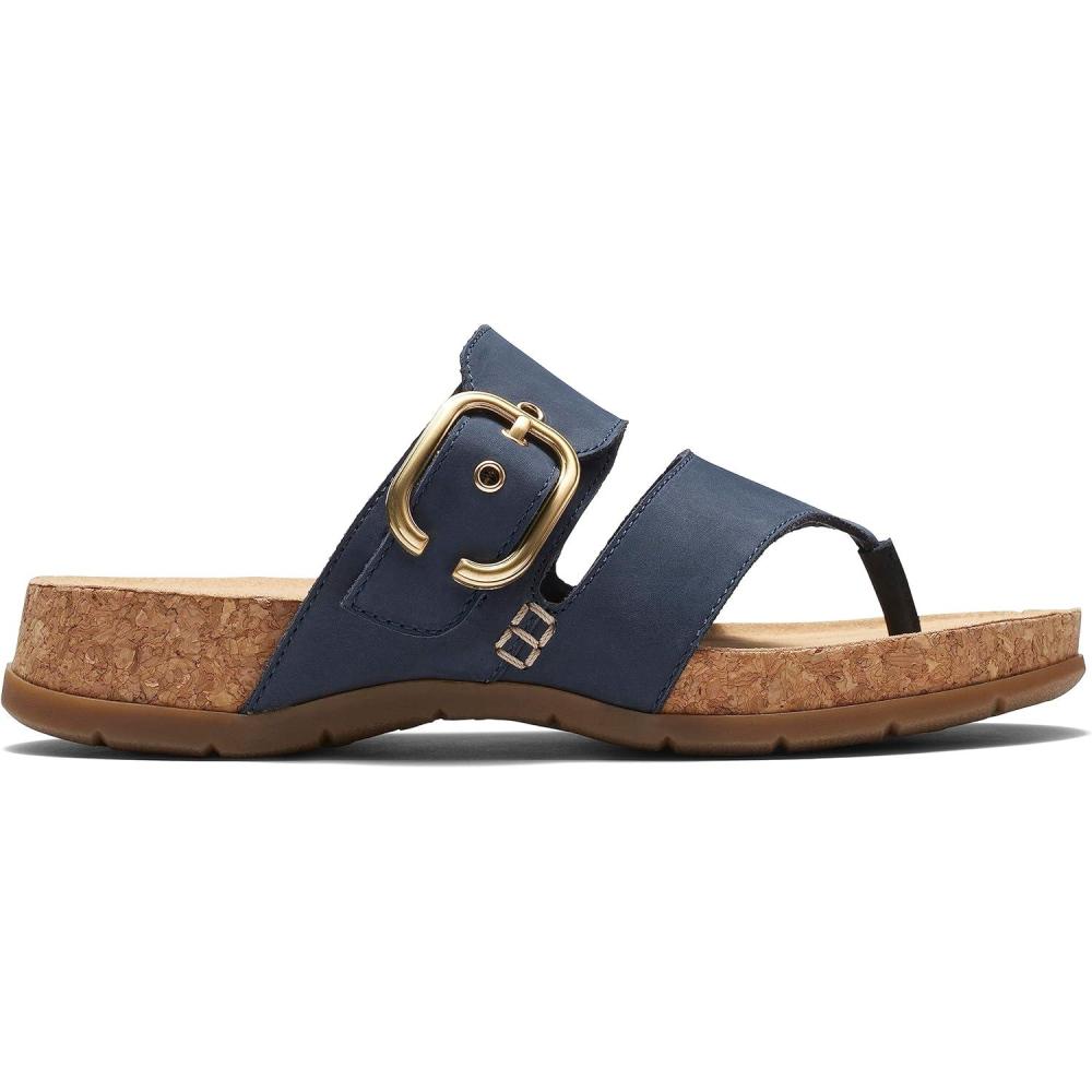 imageClarks Womens Reileigh ParkNavy Nubuck