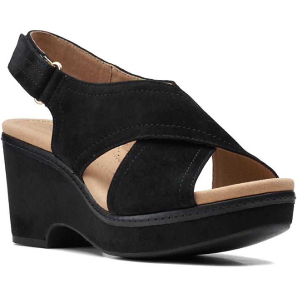 imageClarks womens Giselle CoastBlack Suede