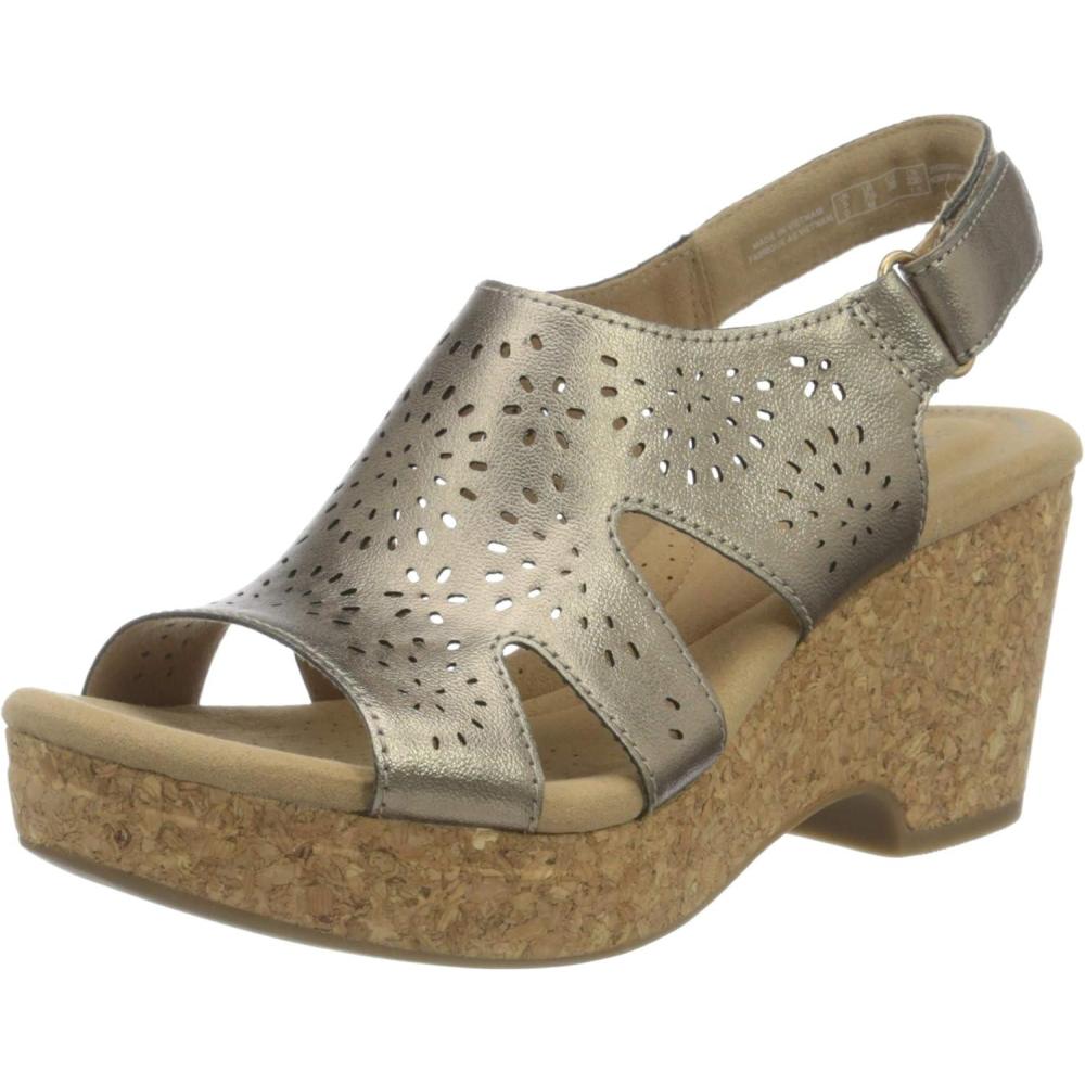 imageClarksMetallic Leather