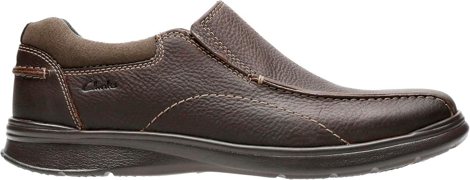 imageClarks Mens Cotrell Step SlipOn LoafersBrown Oily Leather
