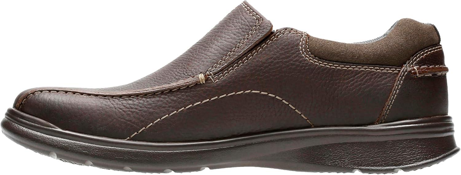 imageClarks Mens Cotrell Step SlipOn LoafersBrown Oily Leather