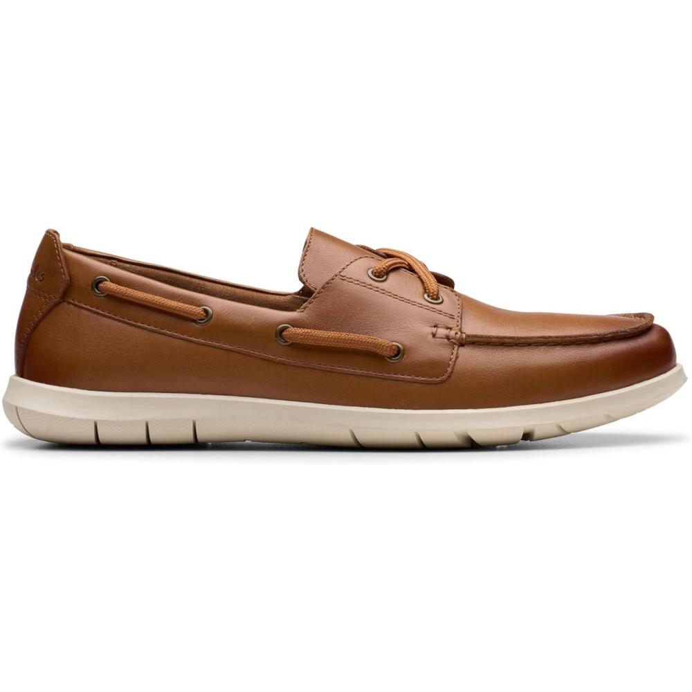 imageClarks Mens Flexway 2 EyeDark Tan Leather
