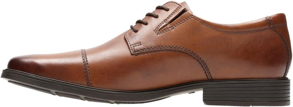 imageClarks Mens Tilden Cap Oxford ShoeBrown Dark Tanlea