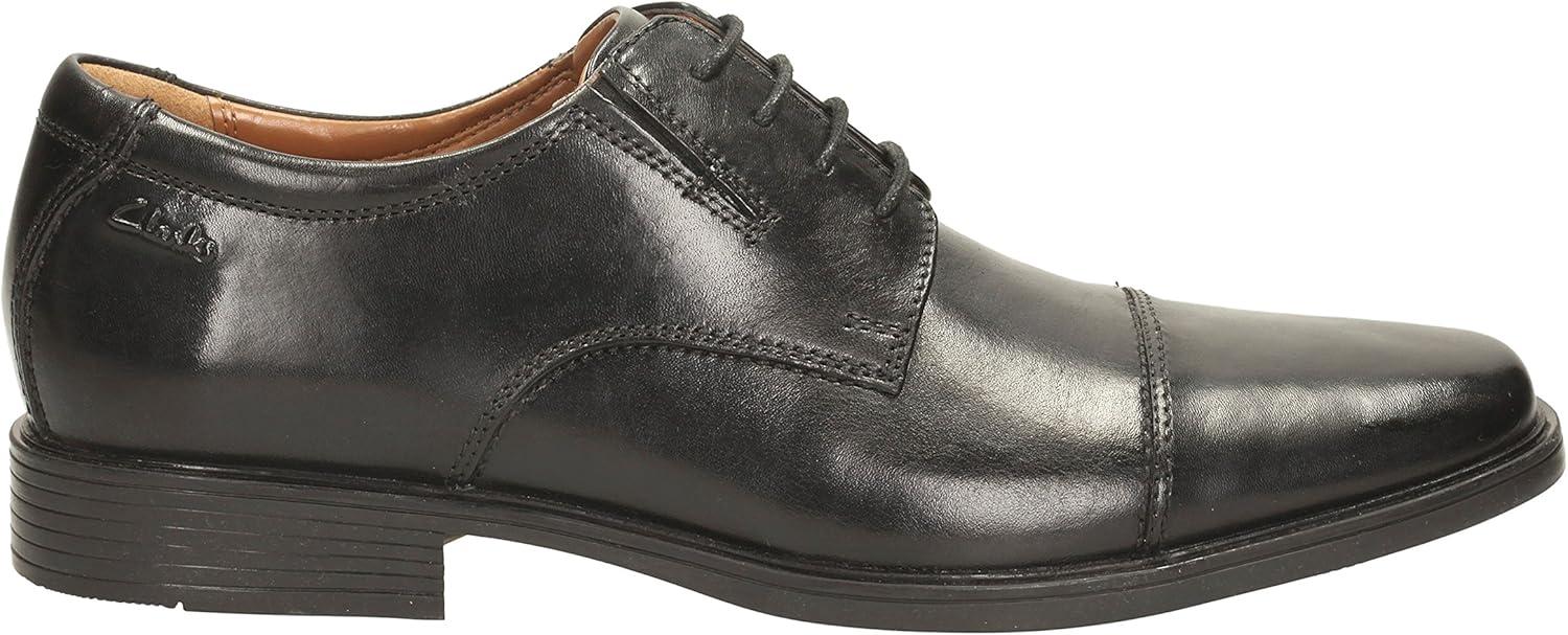 imageClarks Mens Tilden Cap Oxford ShoeLeat Black